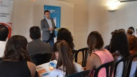 Presentaciço d'un curs a l'Oficina Jove de les Garrigues