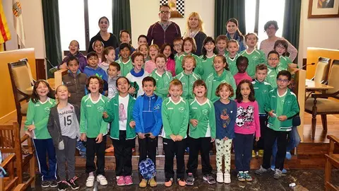 Els alumnes de l'escola Ignasi Peraire visiten el consistori de Mollerussa