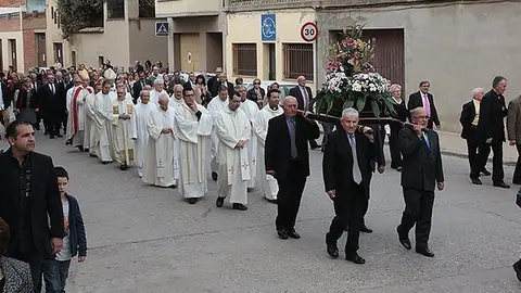 Processó de la Mare de Déu de Les Sogues en la Festa Major de Bellvís