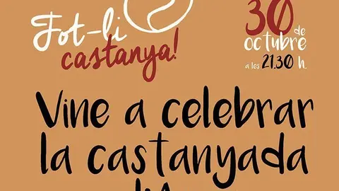 Cartell de la Castanyada de l'Arreu