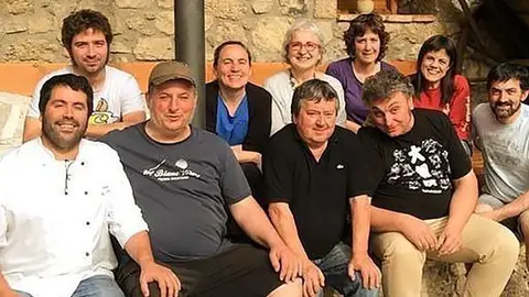 Alías, el primer de lesquerra, en una trobada de @cuinadedebo. Foto:@IgnasiCamps.