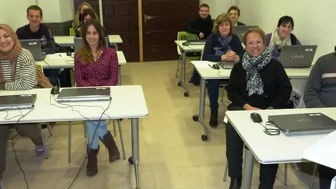 Un curs recent informàtica realitzat a la Borrassa de les Borges Blanques T