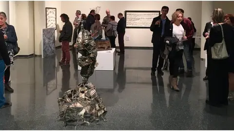 Inauguració de l'exposició de Marta Fabra a Juneda