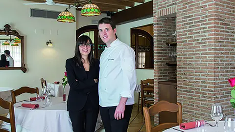 Jordi Vidal i Assum Florensa propietaris del restaurant La Guspira.
