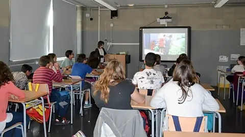 Projecció del vídeo en els centyres educatius de la Segarra