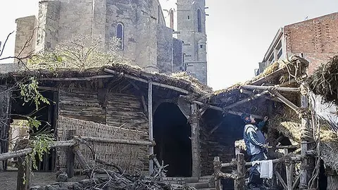 Pessebre Linyola Preparatius Diari