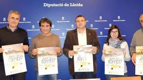 Presentació de la nova ruta turística de l'oli a la Diputació de Lleida