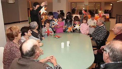 Els nens i nenes del Centre d'Iniciatives Socioeducatives La Banqueta