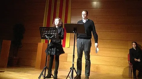 L'alcalde Marc Solsona participa en la lectura del Poema de Nadal