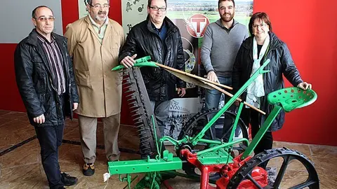 La nova peça restaurada incorporada al Museu Cal Trepat interior