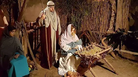 Naixement del Pessebre Vivent de Linyola