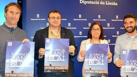 Presentació de la Cursa de Sant Blai a la Diputació de Lleida