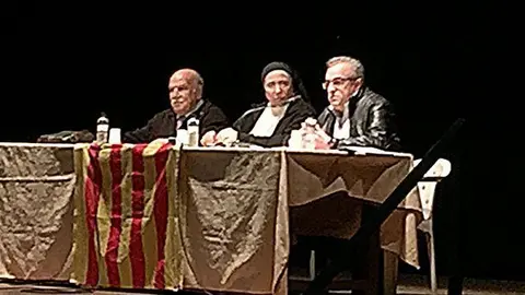 Sor Lucía Caram al Pavelló de l'Oli de les Borges Blanques
