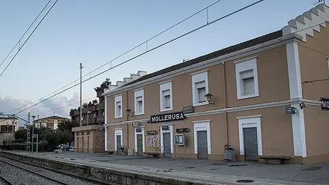 Imatge de l&#39;estació de trens de Mollerussa