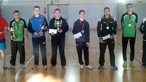 Els guanyadors del quart Open Previncial de Tennis Taula