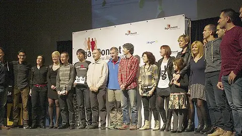 Premiats en la Gala de la LLiga Ponent i Mitges Ponent a Mollerussa