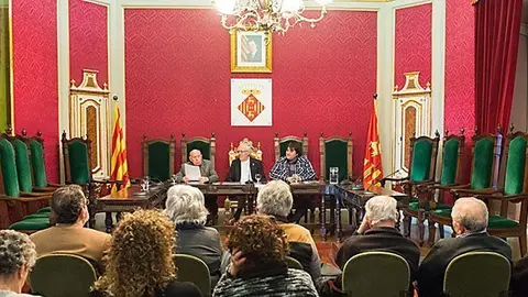 Lectura del pregó de la Passió de Cervera