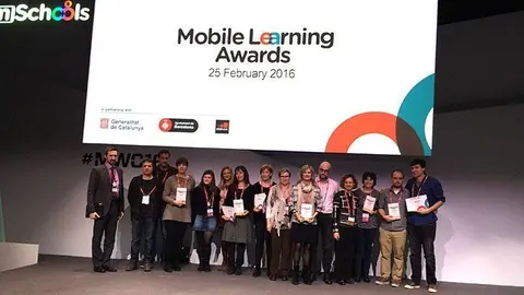 Els guardonats en els Mobile Learning Awards de 2016