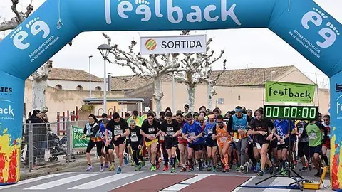 Sortida de la primera cursa Canal Avall de Vila-sana