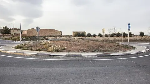 Rotonda de la variant de Vila-sana en el cami de Vallverd