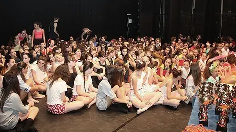 Participants en el Concurs Nacional de Dansa de  Mollerussa