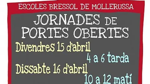 portes obertes escoles bressol mollerussa cartell portada