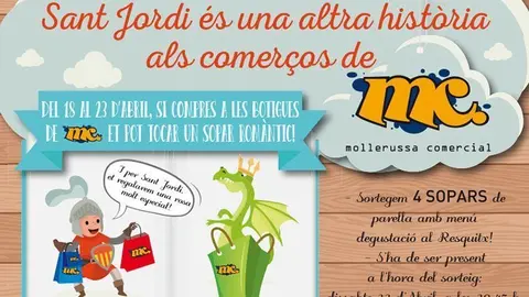 Campanya Diada Sant Jordi Mollerussa Comercial