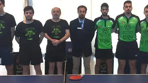 Els jugadors del Club Tennis Taula Mollerussa Servisimó VW