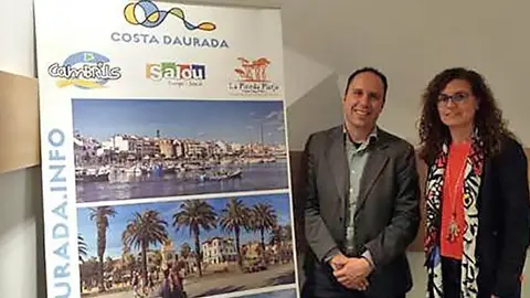 Joan Anton i Mercè Dalmau en la presentació de la campanya a Lleida