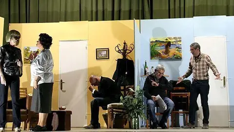 Representació del grup de teatre Mai hi som tots del Poal