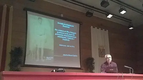 jaume Suau va presentar l'estudi en les Jornades d'Estudis del Pla d'Urgell