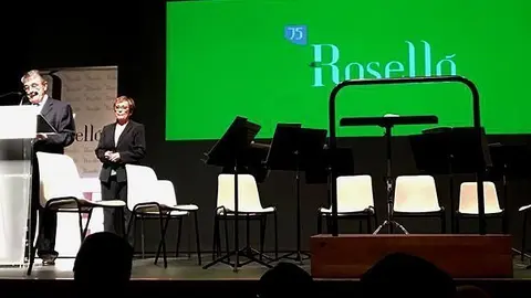 Ramon i Dolors Roselló en l'acte de commemoració del 75è aniversari