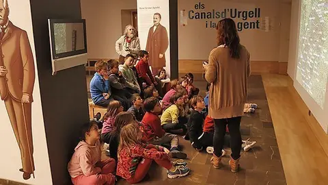 Visites escolars a l'Espai Cultural del Canals d'Urgell