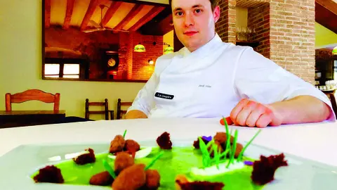 El Xef del restaurant la Guspira de Linyola Jordi Vidal