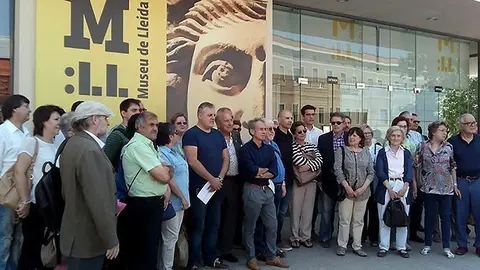 Concentració de les entitats culturals lleidatanes.