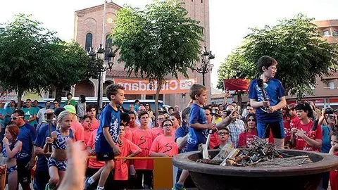 La Flama arriba a Mollerussa de la mà dels Xafatolls
