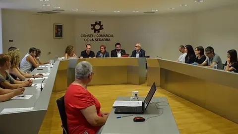 Consellera Bassa es reuneix amb els responsables del Consell Comarcal de La Segarra