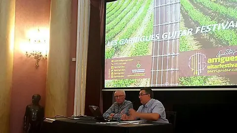 Presentació a Barcelona del Garrigues Guitar Festival