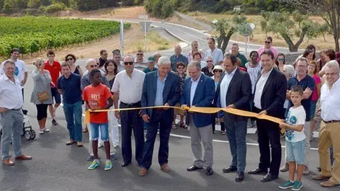 Acte inaugural de la variant de la Pobla de Cérvoles