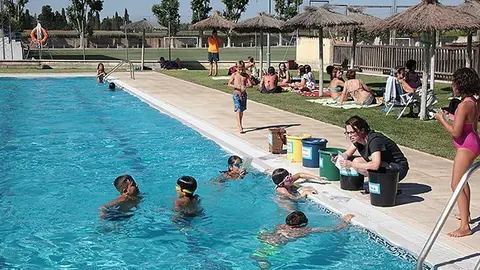 Remulla't a les piscines d'Ivars d'Urgell