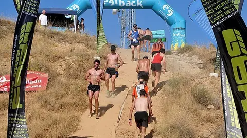 Els participants en la pujada a la Fita Alta Madness de Sidamon