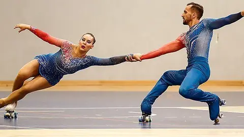 Nerea y Javier Wis Campions d'Espanya de Parelles Artistic