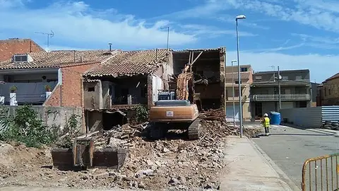 Actuació en el carrer Estació de Tèrmens