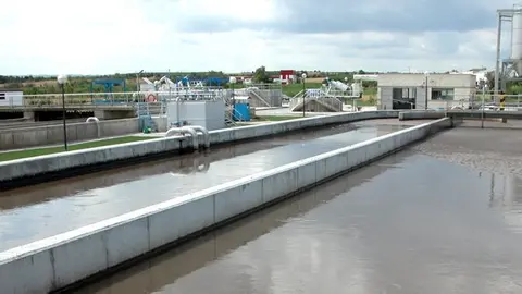 Imatge de la depuradora de Tàrrega