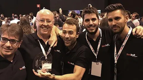 Equip directiu i tècnic de l'empresa Reskyt.com del Palau d'Anglesola