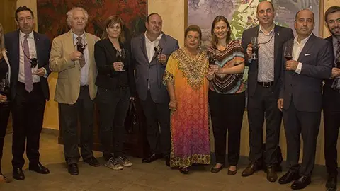 La consellera Meritxell Serret i la família Porcioles, Buixó en l'acte d'aniversari