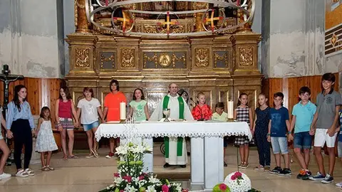 Comiat de mossen Carles Pubill al p`Palau d'Anglesola