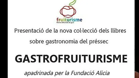 Cartell presentació col·lecció Gastrofruiturisme portada