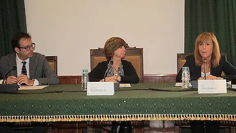 Marc Solsona,Meritxell Borràs, i Lídia Balaciart.