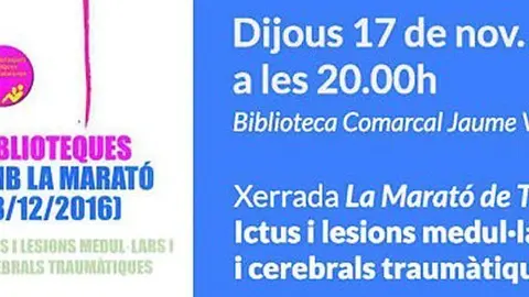 xerrada marato cartell portada